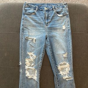 American Eagle curvy hi-rise jogging size 10. Like new
